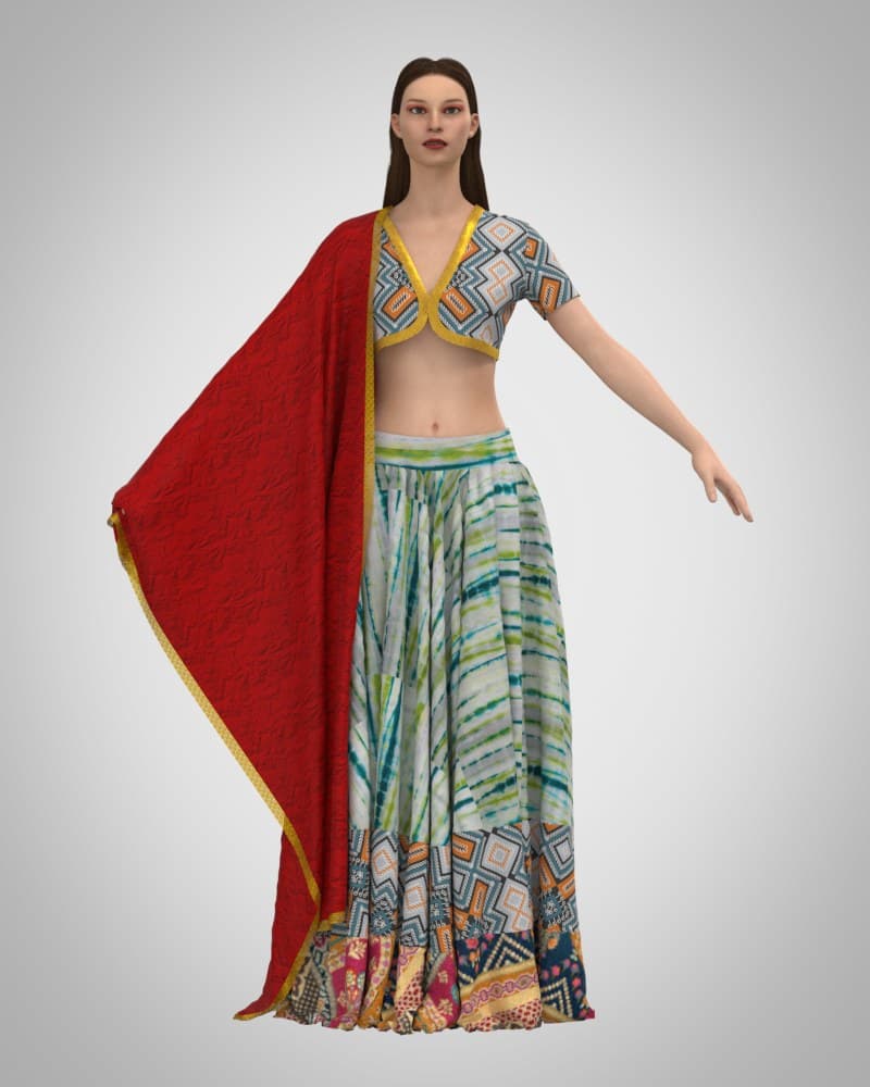 Client final garment visual