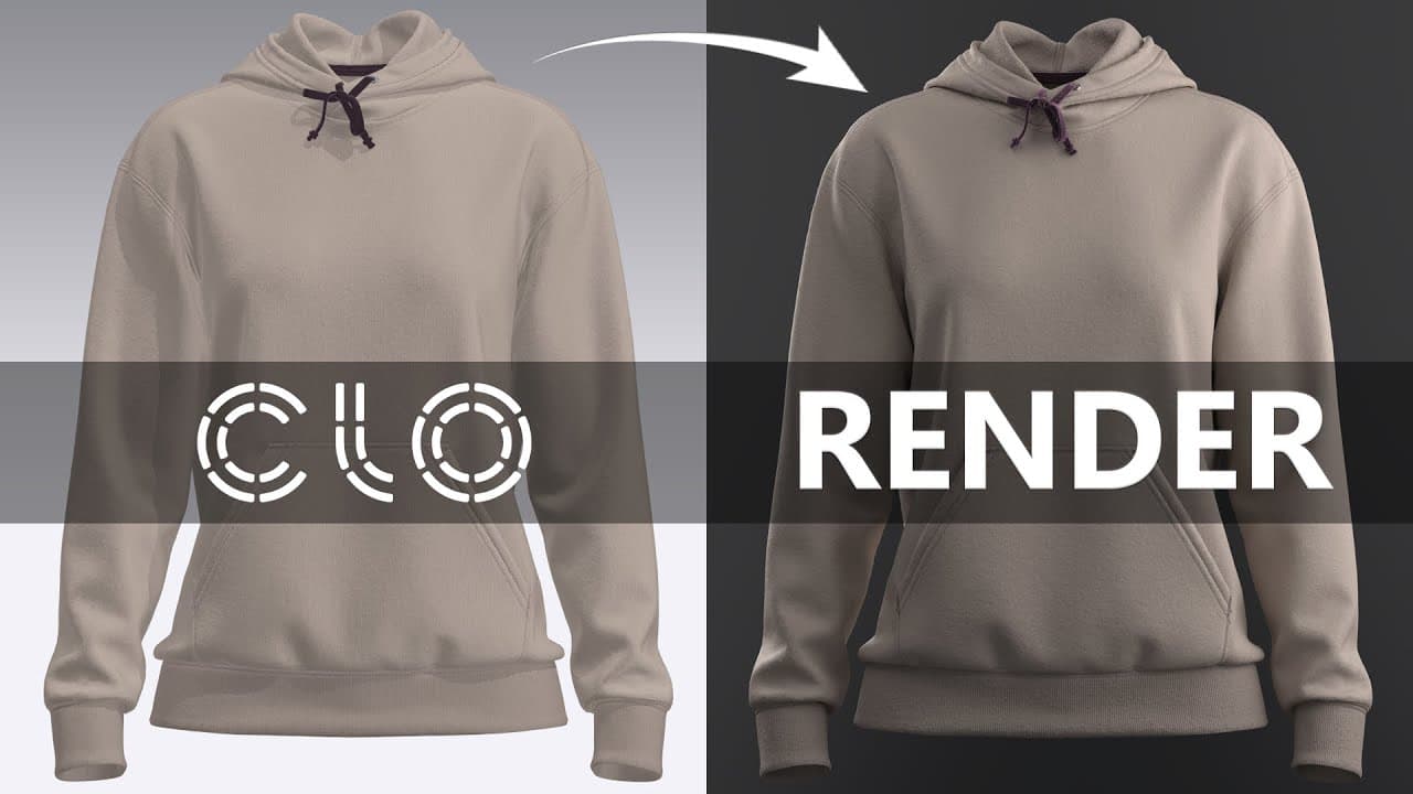 CLO 3D multi-view garment render by Veragya