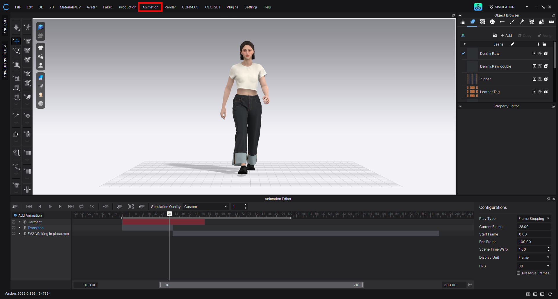 3D Garment Animation
